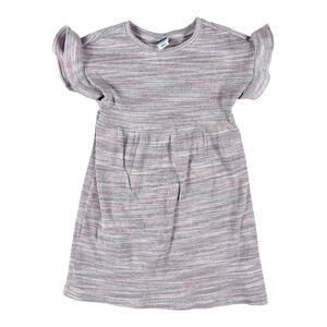 Old Navy Rainbow Pastel Flutter Sleeve Dress 4T